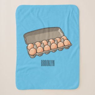 Couverture Sherpa Illustration de carton d'oeufs