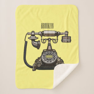 Couverture Sherpa Illustration de dessin téléphonique