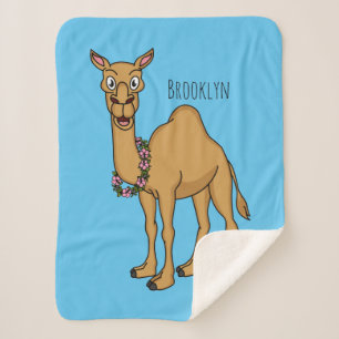 Couverture Sherpa Illustration de dromadaire