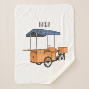 Couverture Sherpa Illustration de la carotte de vélo