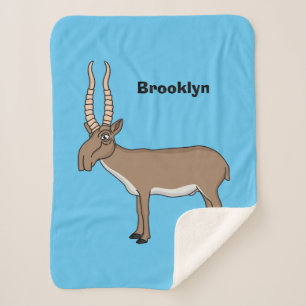 Couverture Sherpa Illustration de l'antilope de Saiga