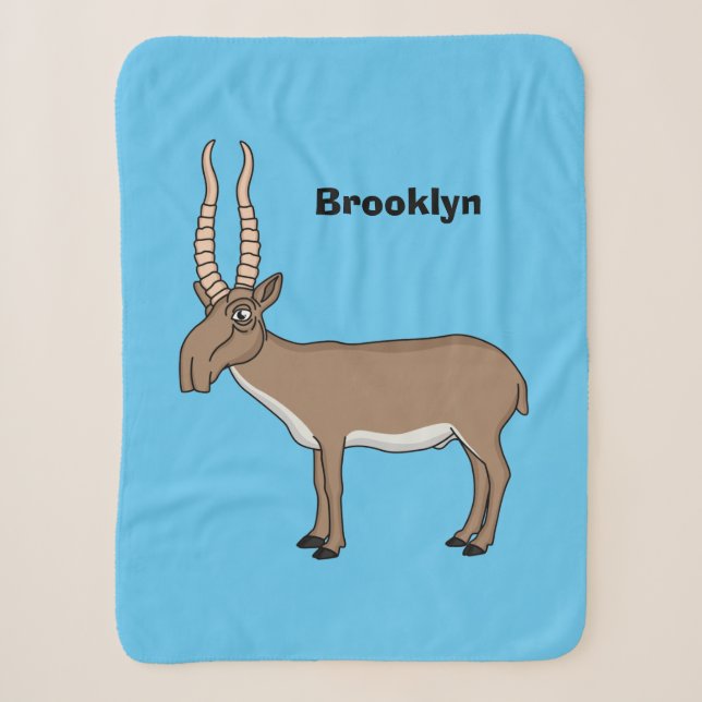 Couverture Sherpa Illustration de l'antilope de Saiga (Devant)