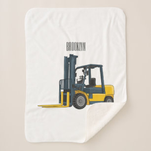 Couverture Sherpa Illustration du chariot élévateur