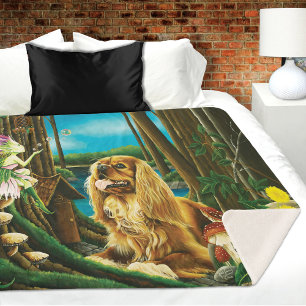 Couverture Sherpa Imaginaire du roi Charles Spaniel Sprite