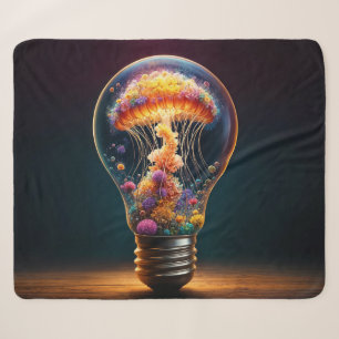 Couverture Sherpa Imaginaire verre bulbe aquatique luminosité créati
