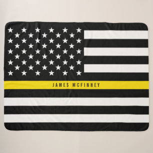 Couverture Sherpa Indicateur de répartition de ligne jaune mince Mon