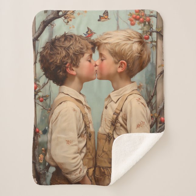 Couverture Sherpa Innocence en fleur (Devant)