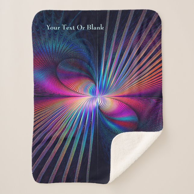 Couverture Sherpa Iridescence structurelle (Devant)