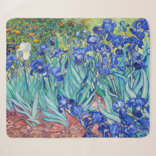 Couverture Sherpa Irises Vincent van Gogh