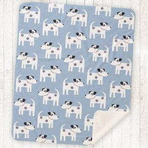 Couverture Sherpa Jack Russell Parson Terrier Chien Motif