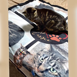 Couverture Sherpa J'Aime Mon Chat Sherpa Blanket