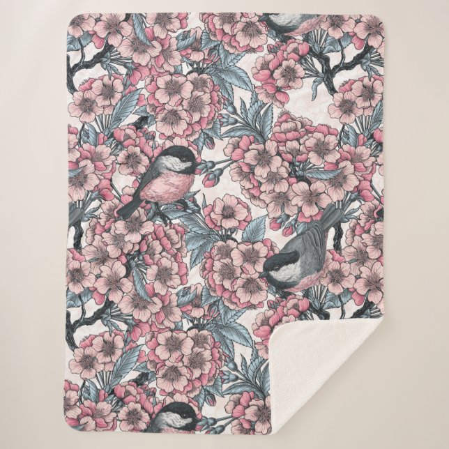 Couverture Sherpa Jardin aux cerisiers (Devant)