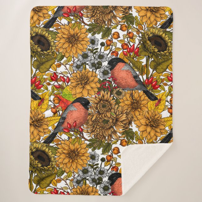 Couverture Sherpa Jardin d'automne 1 (Devant)