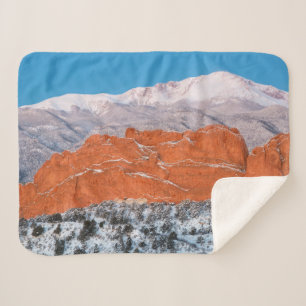 Couverture Sherpa Jardin des Dieux Pikes P[eak, Colorado