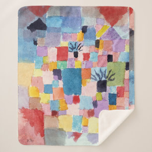 Couverture Sherpa Jardins du Sud Paul Klee Sherpa Blanket