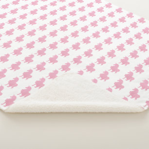 Couverture Sherpa Je crois en la licorne rose invisible.