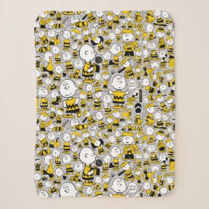 Couverture Sherpa Je Suis Charlie Motif Brown