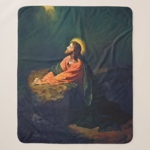 Couverture Sherpa Jesus Gethsemane Agonie Jardin Mont Olives Hofman