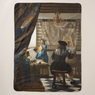 Couverture Sherpa Johannes Vermeer - L'Allégorie de la Peinture
