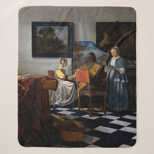 Couverture Sherpa Johannes Vermeer - Le Concert (Devant)