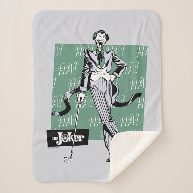 Couverture Sherpa Joker Avec Golf Club (Devant)