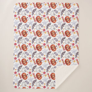 Couverture Sherpa Joli fantôme Halloween