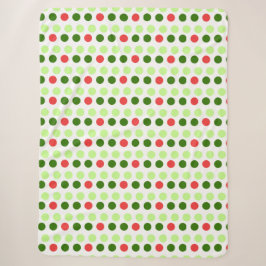Couverture Sherpa Jolly Holiday Polka Dots