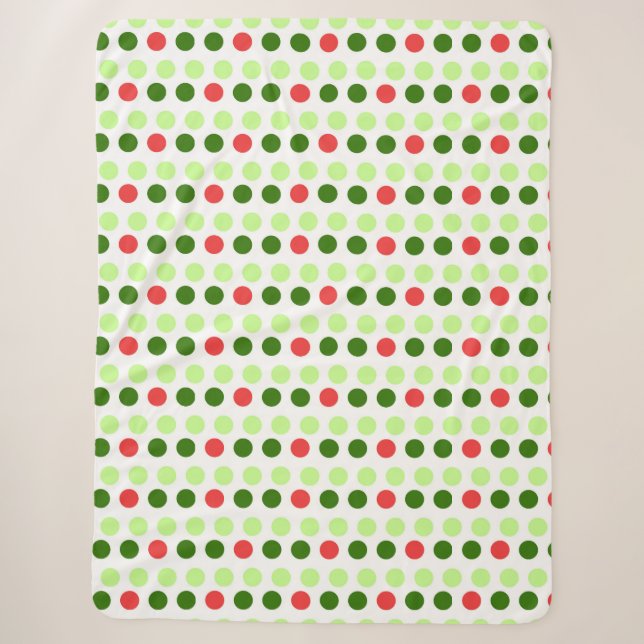 Couverture Sherpa Jolly Holiday Polka Dots (Devant)