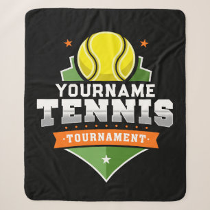 Couverture Sherpa Joueur de tennis personnalisé NOM Tournoi de Varsi