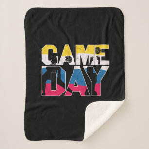 Couverture Sherpa Joueur de volley-ball   Volley-ball Jour Jeu