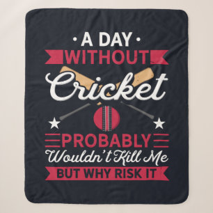 Couverture Sherpa Jour sans cricket Funky Sports