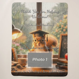 Couverture Sherpa Journée pluvieuse et cosy Écuyer Cadeau de reconna