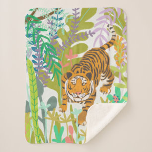 Couverture Sherpa Jungle Roar - Tigre