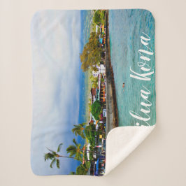 Couverture Sherpa Kailua Kona Pier Hawaii
