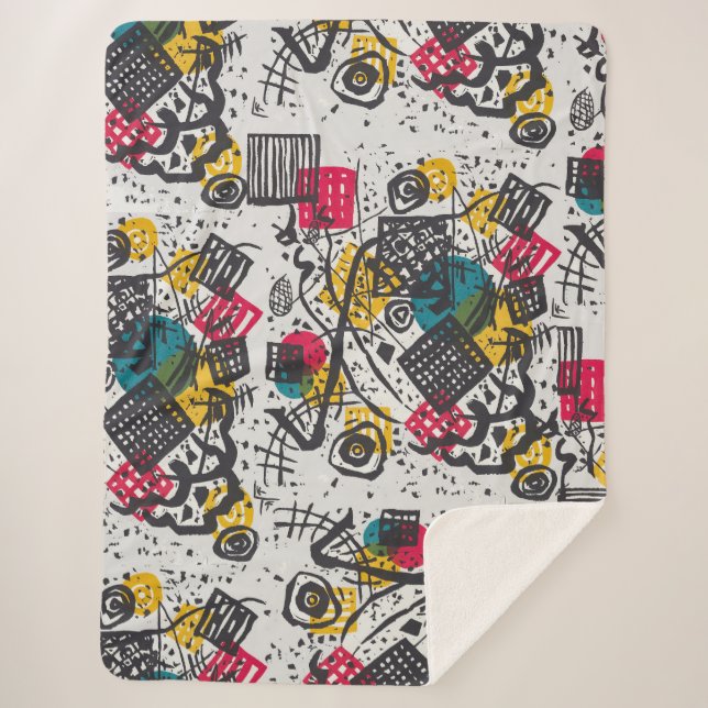 Couverture Sherpa Kandinsky Small Worlds V Classic Abstrait (Devant)