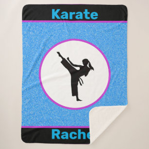 Couverture Sherpa Karate Girls Sparkle