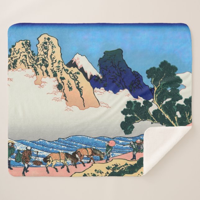 Couverture Sherpa Katsushika Hokusai (Devant (Horizontal))