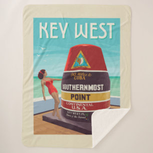 Couverture Sherpa Key West   Floride