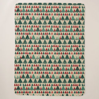 Couverture Sherpa Knit Sweat Arbre de Noël Motif traditionnel 2