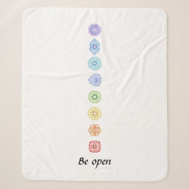 Couverture Sherpa Kundalini Yoga Chakras être ouvert