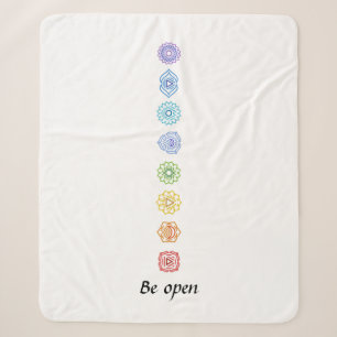 Couverture Sherpa Kundalini Yoga Chakras être ouvert