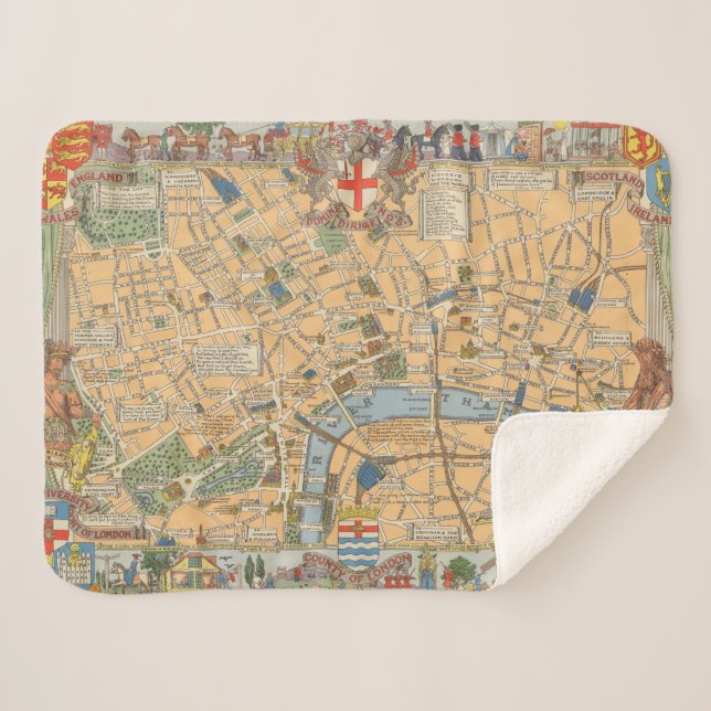 Couverture Sherpa La carte des enfants de Londres, Angleterre (Devant (Horizontal))