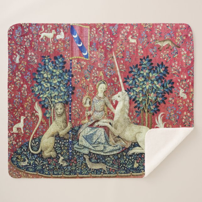 Couverture Sherpa La Dame et la licorne, Vue (Devant (Horizontal))