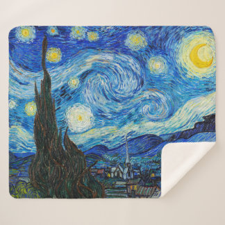 Couverture Sherpa La nuit étoilée | Van Gogh |