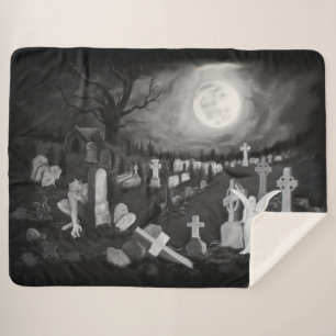 Couverture Sherpa La nuit sur le cimetière - Angel avec Diable