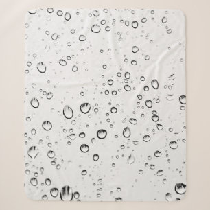 Couverture Sherpa La pluie goutte des gouttelettes humides pluvieuse