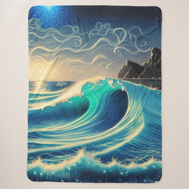 Couverture Sherpa La splendeur d'une vague bleue (Devant)