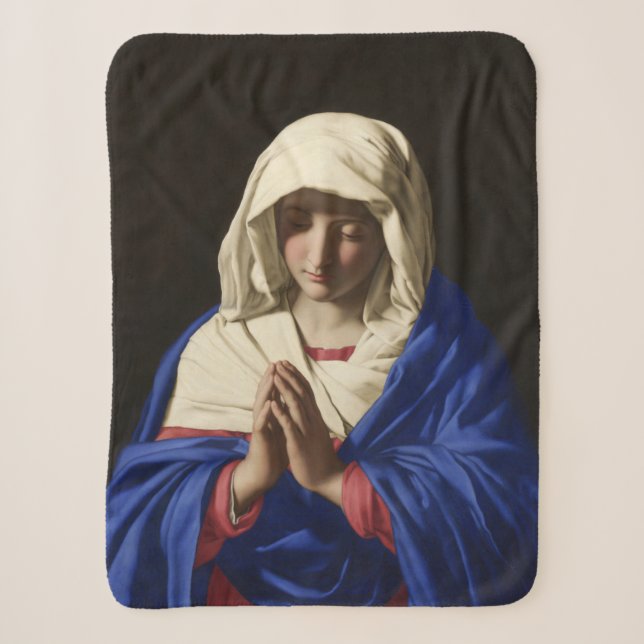Couverture Sherpa La Vierge Marie en prière (Devant)