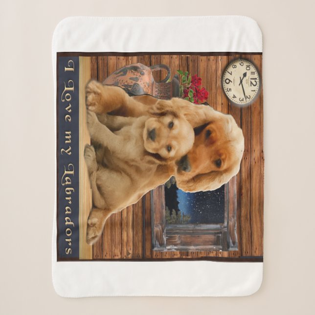 Couverture Sherpa Labrador Retriever (Devant)