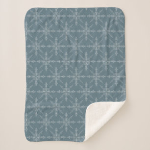 Couverture Sherpa Laisse-le neiger. Mots cachés Sherpa Blanket